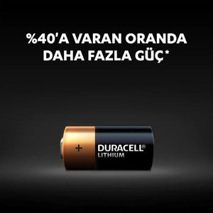 Duracell Lityum CR123A Pil 2'li - Pil Magazası
