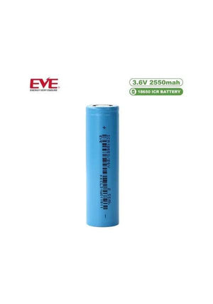 Eve 18650 3.6V 2.55 AH 3-C Şarj Edilebilir Pil - Pil Magazası