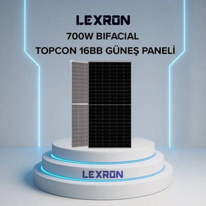 TOPCON BIFACIAL 700W HALF-CUT GÜNEŞ PANELİ - Pil Magazası