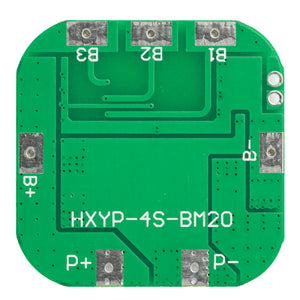 4S 20A (16,8V) Kare Tip Robot Süpürge Lion BMS (HXYP-4S-BM20) - Pil Magazası