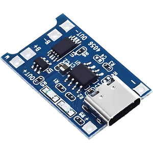 TP4056 Type-C 1S 3.7V LiPo, Li-ion Pil Şarj Devresi - Pil Magazası