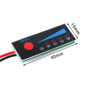 LED akü şarj/deşarj göstergesi 12V / 3S Li-ion 11.1 - 14,8V - Pil Magazası