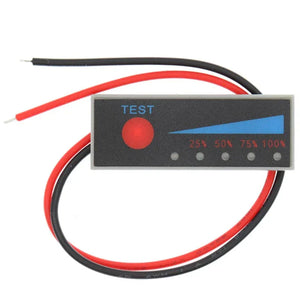 LED akü şarj/deşarj göstergesi 12V / 3S Li-ion 11.1 - 14,8V - Pilmagazasi