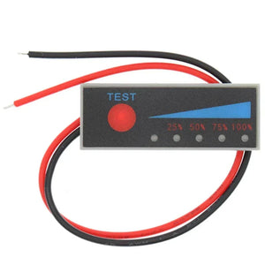 LED akü şarj/deşarj göstergesi 12V / 3S Li-ion 11.1 - 14,8V - Pil Magazası