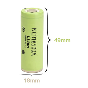 Panasonic 18500 NCR18500A Li-ion 3.6V 2040mAh - Pilmagazasi