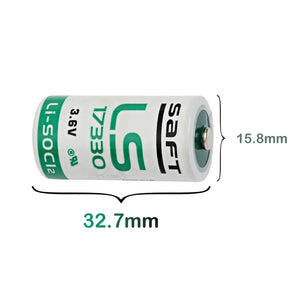 SAFT LS 17330 2/3A Konnektörlü PLC, CNC Pili - Bataryası 3.6V 2100mAh Lİ-SOCl4 - Pil Magazası