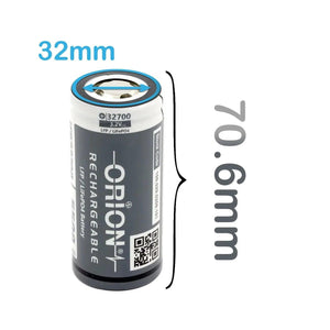 Orion LifePo4 IFR32700 3.2V 5500mAh Şarjlı Pil - Pil Magazası