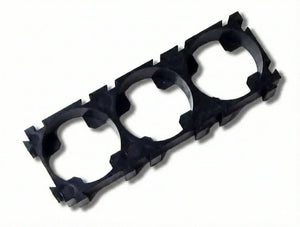 18650 3x1 Pil Tutucu Holder Siyah - Pil Magazası