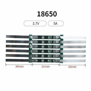 XR 1S 5A Nikelli 18650 Lityum İyon Pil (3,7V) Koruma Kartı - Pil Magazası