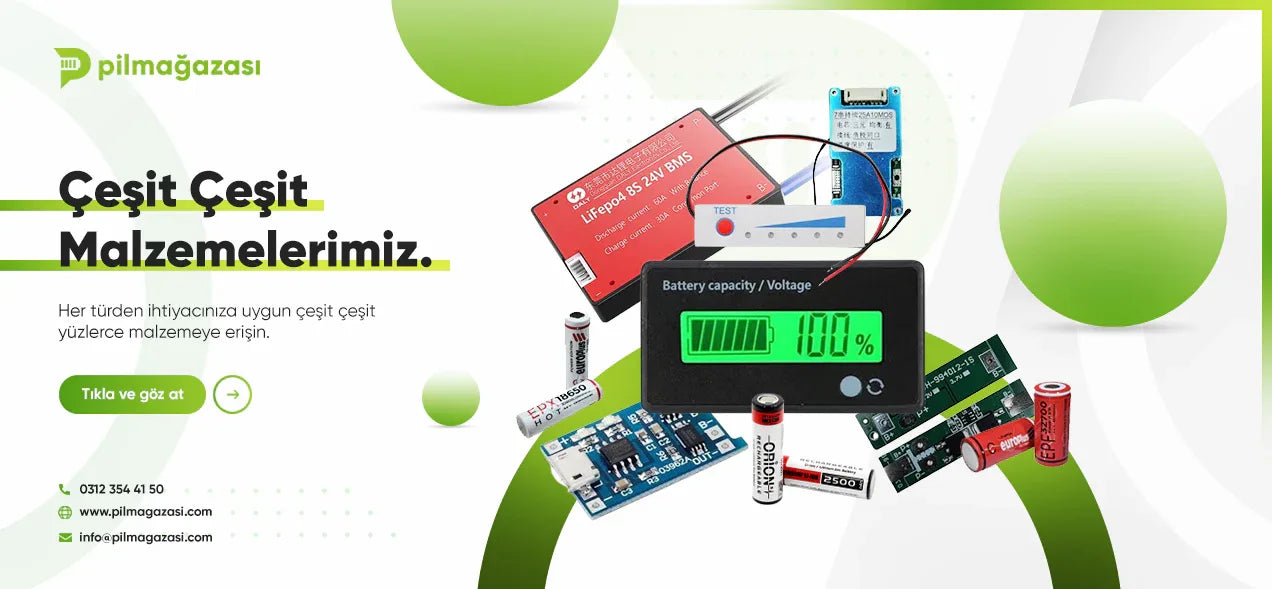 malzemeler - Pilmagazasi