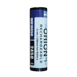 Orion 18650 3.7V 2450mAh Li-ion Şarjlı Pil – 5C Anlık Deşarj