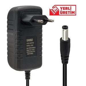 Weko 7.2 Volt - 2 Amper 5.5 x 2.5 Uçlu Ledli Yerli Üretim Akü Şarj Cihazı - Pil Magazası