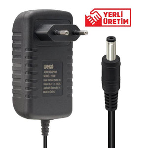 WEKO 8.4V 1A – 2S Li-ion Pil Şarj Adaptörü (Yerli Üretim) - Pil Magazası