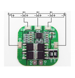 4S 20A 14,8 V Li-Ion Lityum 18650 Pil BMS