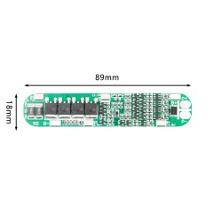 5S 18.5V - 21V 18650  Lityum iyon Pil Koruma Kartı BMS