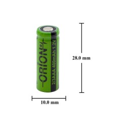 ORİON Ni-MH 2/3AAA   1.2V 400mAh