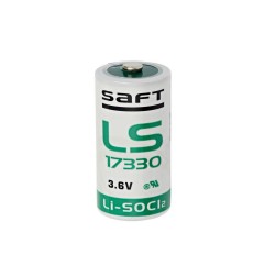 SAFT LS 17330 2/3A Konnektörlü PLC, CNC Pili - Bataryası  3.6V 2100mAh Lİ-SOCl4