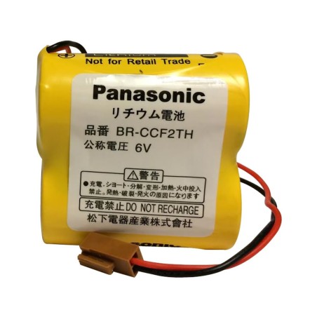 Panasonic BR-CCF2TH 6V Lityum Batarya - PLC, CNC, Endüstriyel Bilgisayar için 6V pil