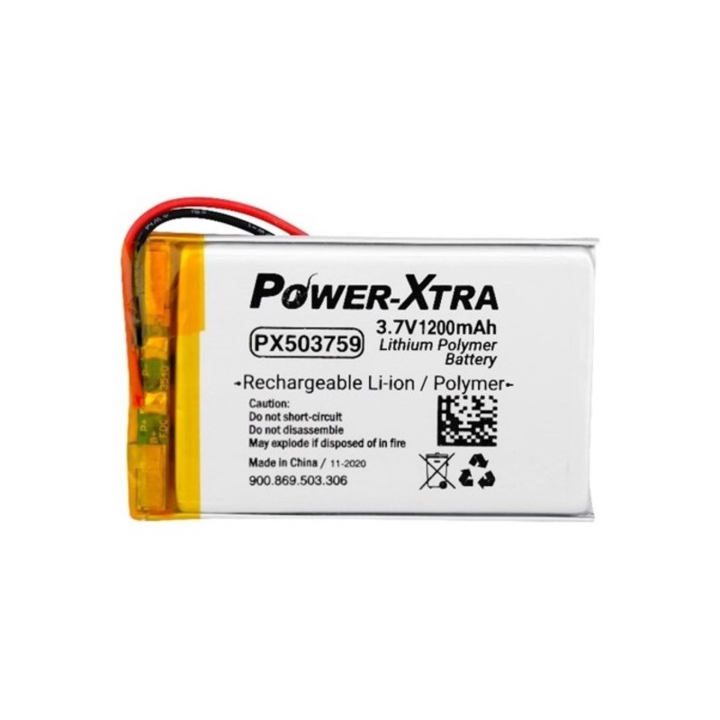 Power-Xtra PX503759 3.7V 1050 mAh Li-Polymer Pil (Devreli/1.5A)