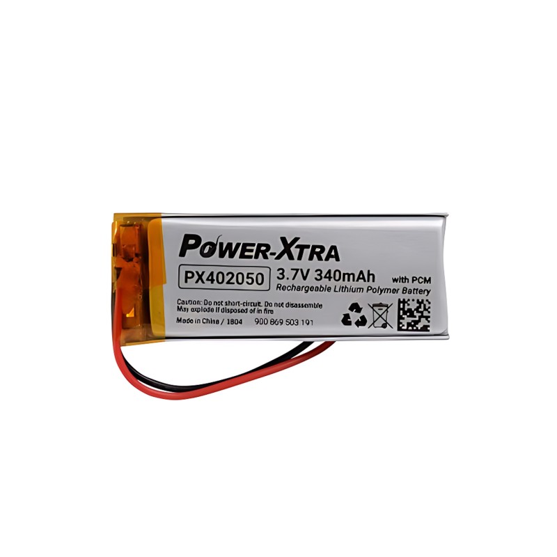 Power-Xtra PX402050 3.7V 340mAh Li-po Battery | Power-Xtra | Pil Mağazası - PB Mobil Enerji Yazılım Müh. A.Ş.