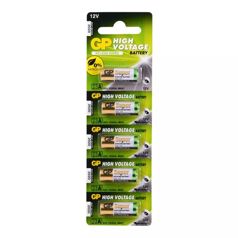 GP 23A-C5 12V Alkalin 5li Blister | GP | Pil Mağazası - PB Mobil Enerji Yazılım Müh. A.Ş.