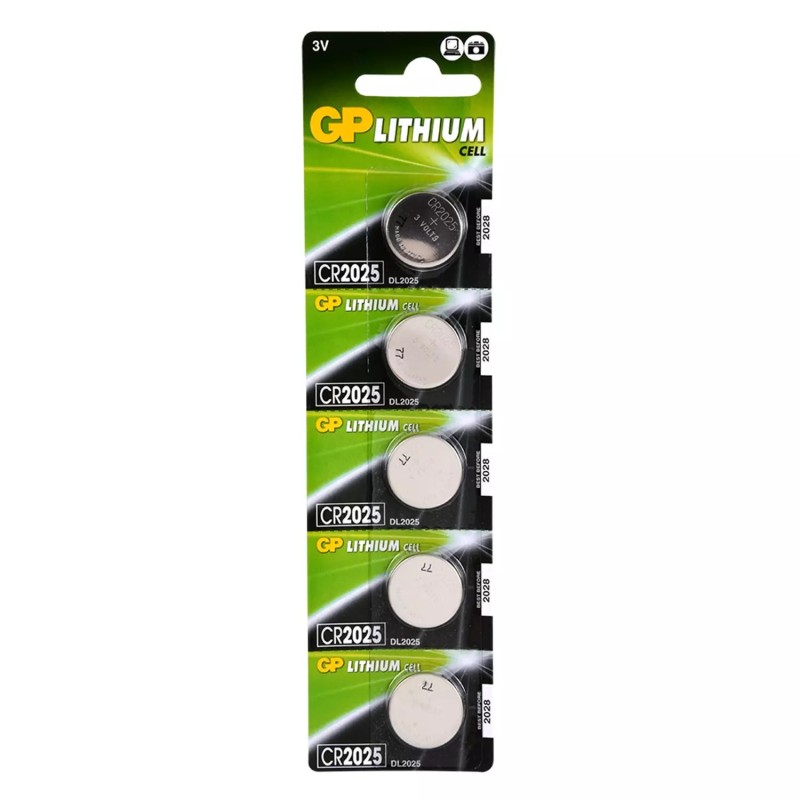 GP CR2025 3V Lithium 5li Kartela | GP | Pil Mağazası - PB Mobil Enerji Yazılım Müh. A.Ş.