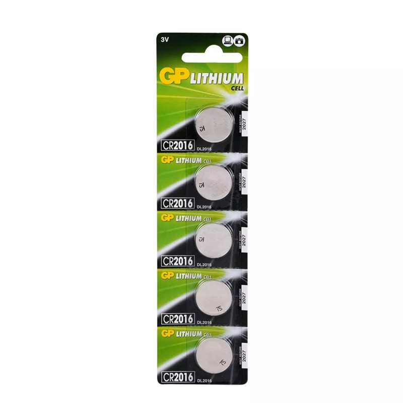 GP CR2016 3V Lithium Pil 5li Blister | GP | Pil Mağazası - PB Mobil Enerji Yazılım Müh. A.Ş.
