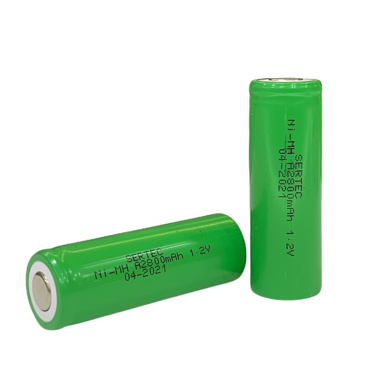 Sertec - 1.2V 2800 Mah - A Size - Ni-MH Şarjlı Pil - (Başsız / Flat Head) | Sertec | Pil Mağazası - PB Mobil Enerji Yazılım Müh. A.Ş.