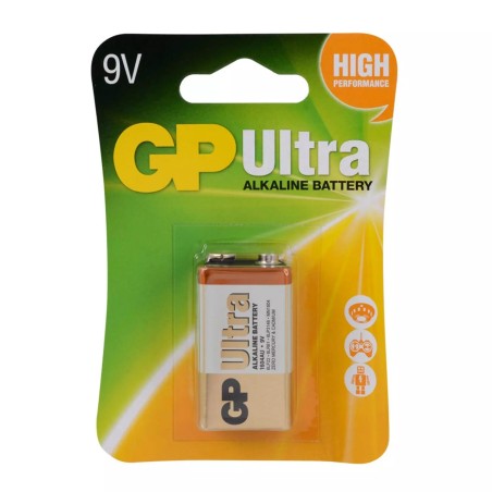 GP 1604AU 9V Ultra Alkalin Pil 1li