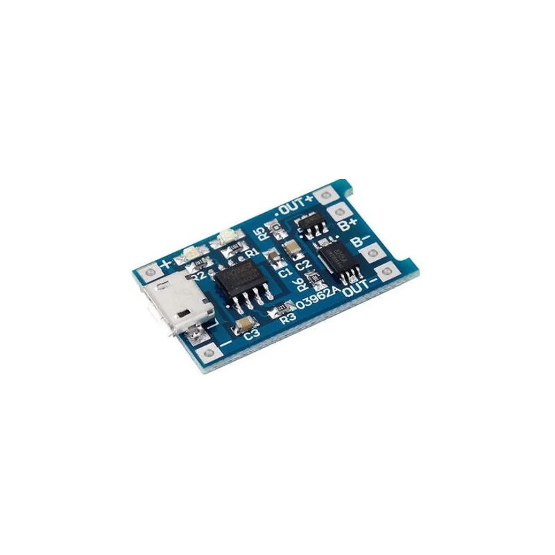 Profisher Mikro USB 03962A 5V 1A 18650 TP4056 Li-Ion Lityum Pil Şarj Cihazı Modülü | Profisher | Pil Mağazası - PB Mobil Enerji Yazılım Müh. A.Ş.