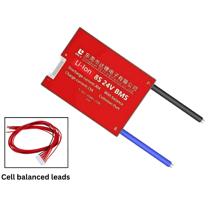 DALY LiFePO4 BMS 8S 30A BALANSLI - ŞARJ DEVRESİ | daly | Pil Mağazası - PB Mobil Enerji Yazılım Müh. A.Ş.
