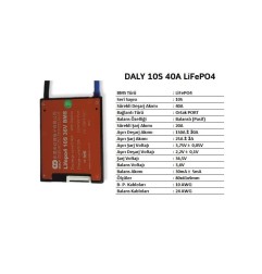 DALY BMS LiFePO4 10S 40A BALANSLI - Batarya Koruma Devresi