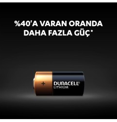 Duracell Yüksek Güçlü Lityum CR123A Pil 3V