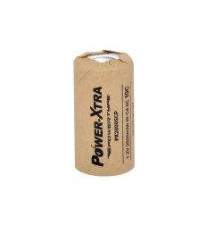 Power-Xtra Powertype PX2000SCP - 1.2V 2000 mah SC Model Ni-CD Şarjlı Pil - 10C