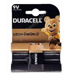 Duracell 9V 6LR61/MN1604 Alkalin Pil