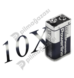 Panasonic 6LR61AD/10BB Alkalin Pil