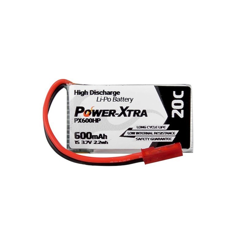 Power-Xtra PX600HP 3.7V 1S1P 600mAh (20C) Li-Polymer Pil