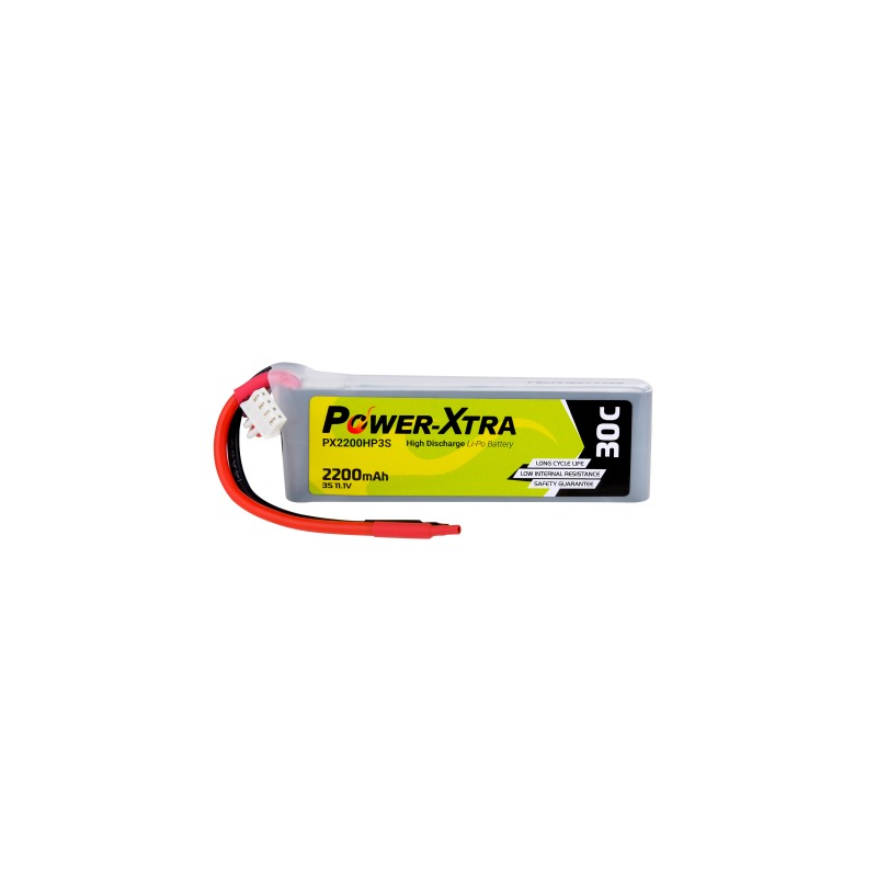 Power-Xtra PX2200HP 11.1V 3S1P 2200mAh (30C) Li-Polimer Pil | Power-Xtra | Pil Mağazası - PB Mobil Enerji Yazılım Müh. A.Ş.