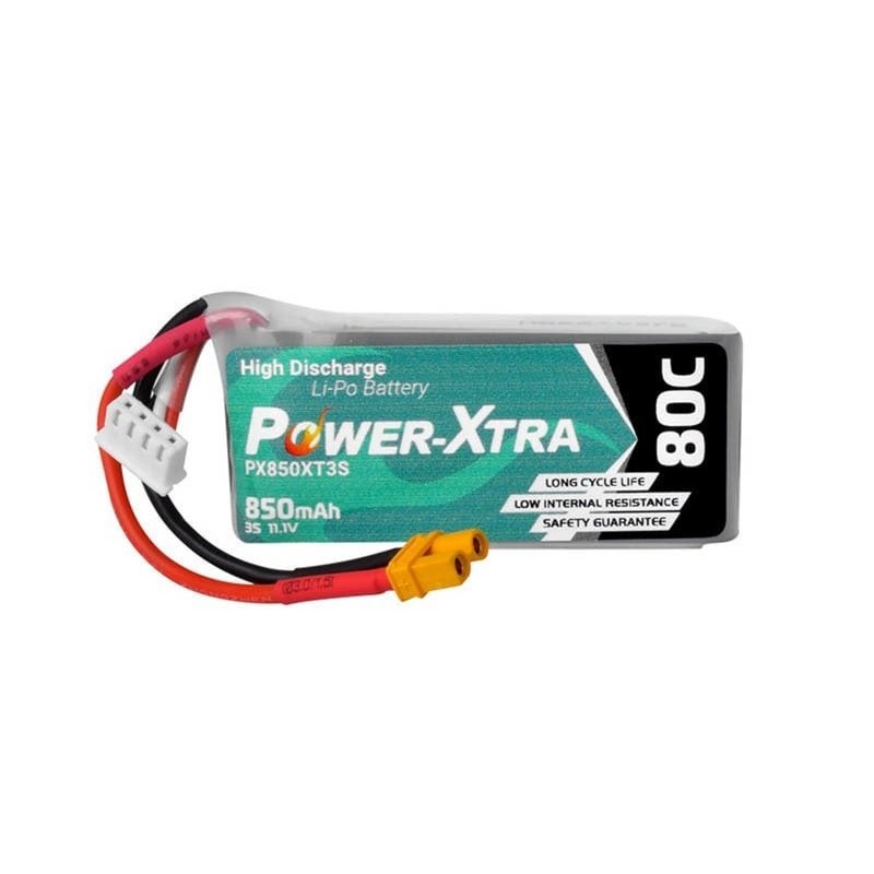 Power-Xtra PX850XT3S 11.1V 850mAh 80C Li-Polimer pil