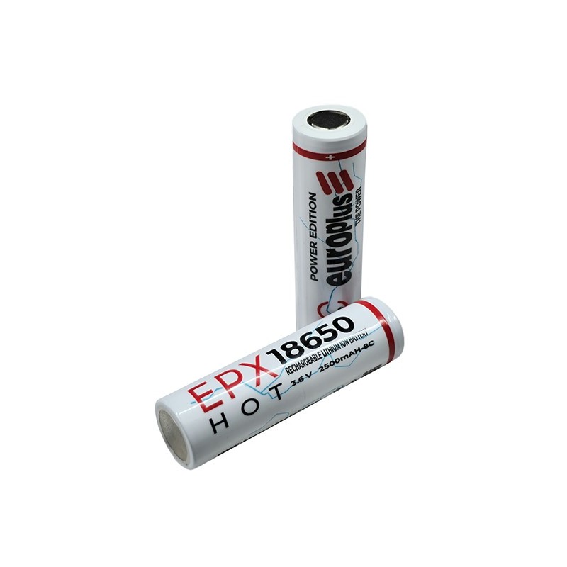 Europlus EPX18650-HOT 3.6V 2500 mAh 8C Şarj Edilebilir Li-ion Pil | EuroPlus | Pil Mağazası - PB Mobil Enerji Yazılım Müh. A.Ş.