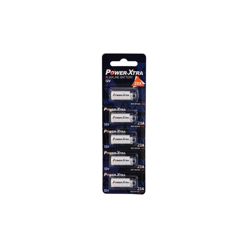 Power-Xtra 23A Size 12V Alkaline Pil - 5li Blister | Power-Xtra | Pil Mağazası - PB Mobil Enerji Yazılım Müh. A.Ş.