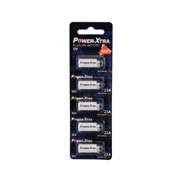 Power-Xtra 23A Size 12V Alkaline Pil - 5li Blister