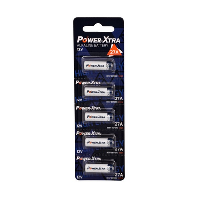 Power-Xtra 27A Size 12V Alkaline Pil - 5li Blister | Power-Xtra | Pil Mağazası - PB Mobil Enerji Yazılım Müh. A.Ş.