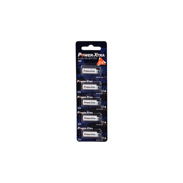 Power-Xtra 27A Size 12V Alkaline Pil - 5li Blister