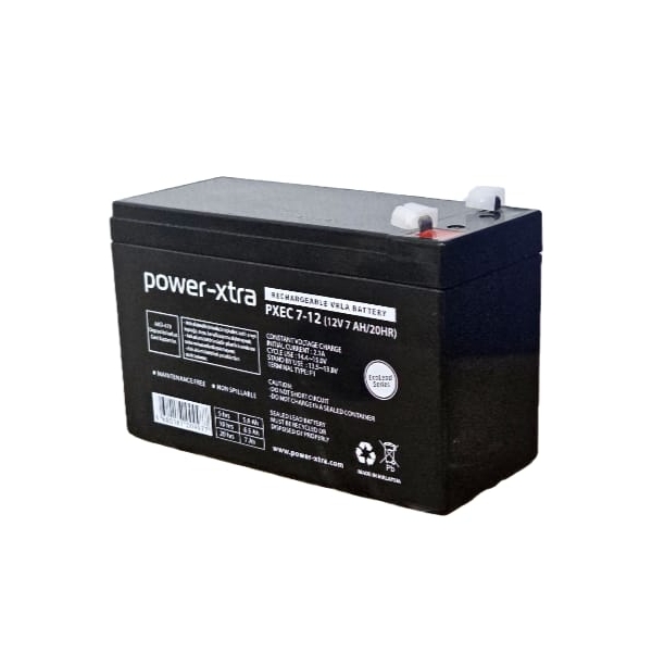 power-xtra PXEC 7-12 (12V 7AH/20HR) RECHARGABLE VRLA BATTARY