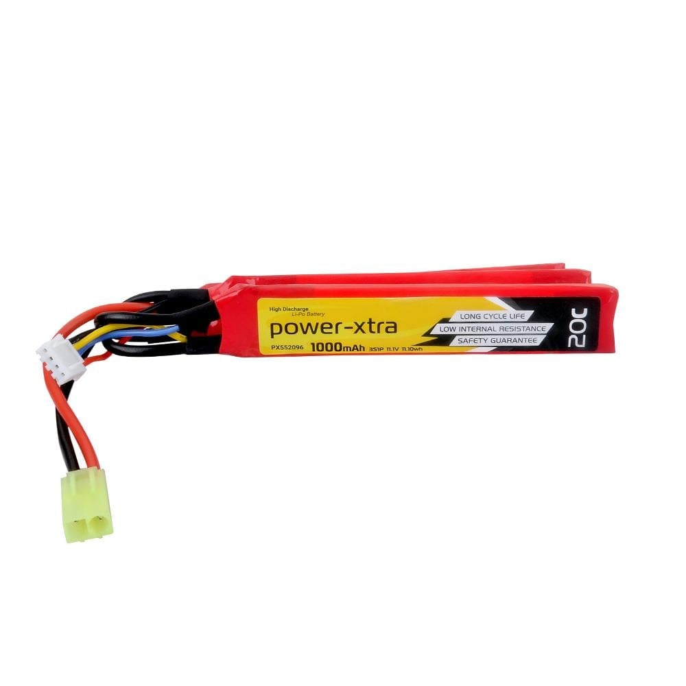 Power-Xtra PX552096 - 3S1P - 11.1V 1000 mAh Li-Polymer Pil -20C