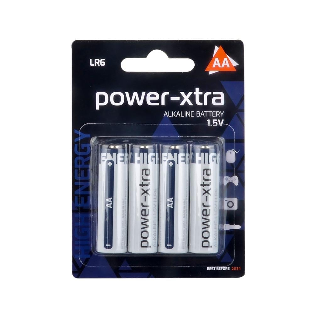 Power-Xtra LR6 AA Alkalin Kalem Pil — 4'lü Blister