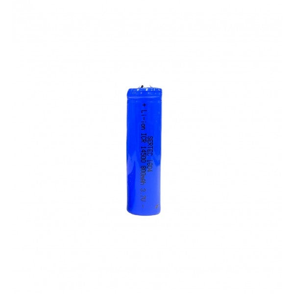 Sertec 3.7V Li-ion 14500 AA - 800 Mah 1C Şarjlı Pil (Başlı)