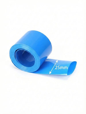 25mm Mavi Batarya Kaplama AA Kalem Pile Uygun Makaron - Pil Magazası