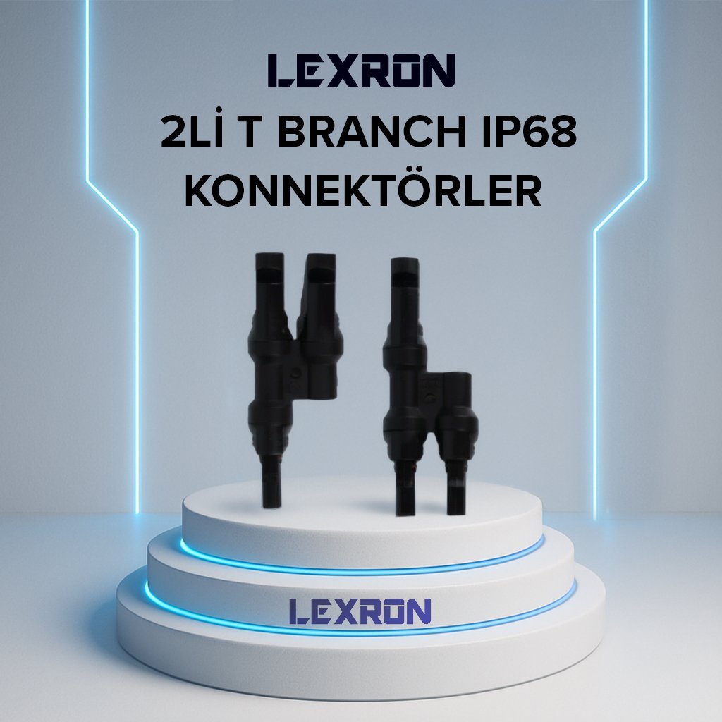 Lexron Güneş Paneli T Branş 2'li Güneş Paneli Paralelleme Aparatı 2T